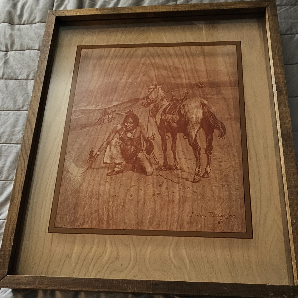 Framed Western Art Print